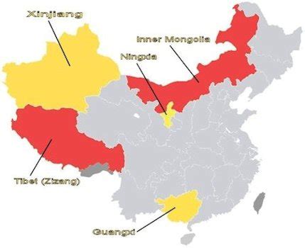 in what areas does china exebit high autonomy